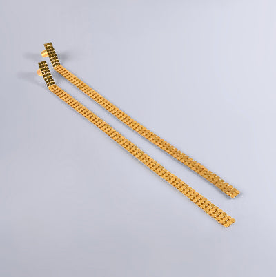 CHAIN MESH EARRING