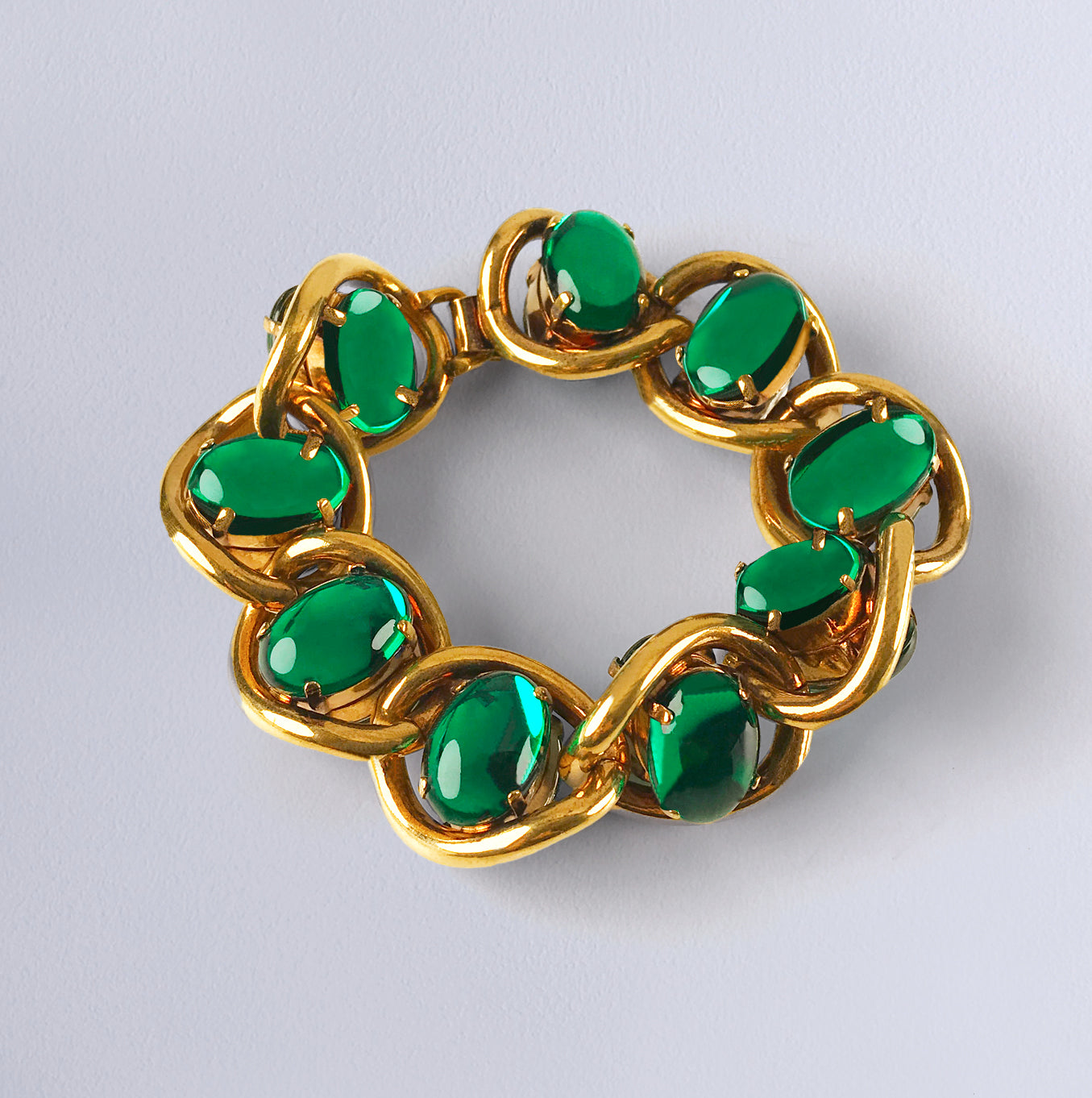 CHUNKY CHAIN EMERALD