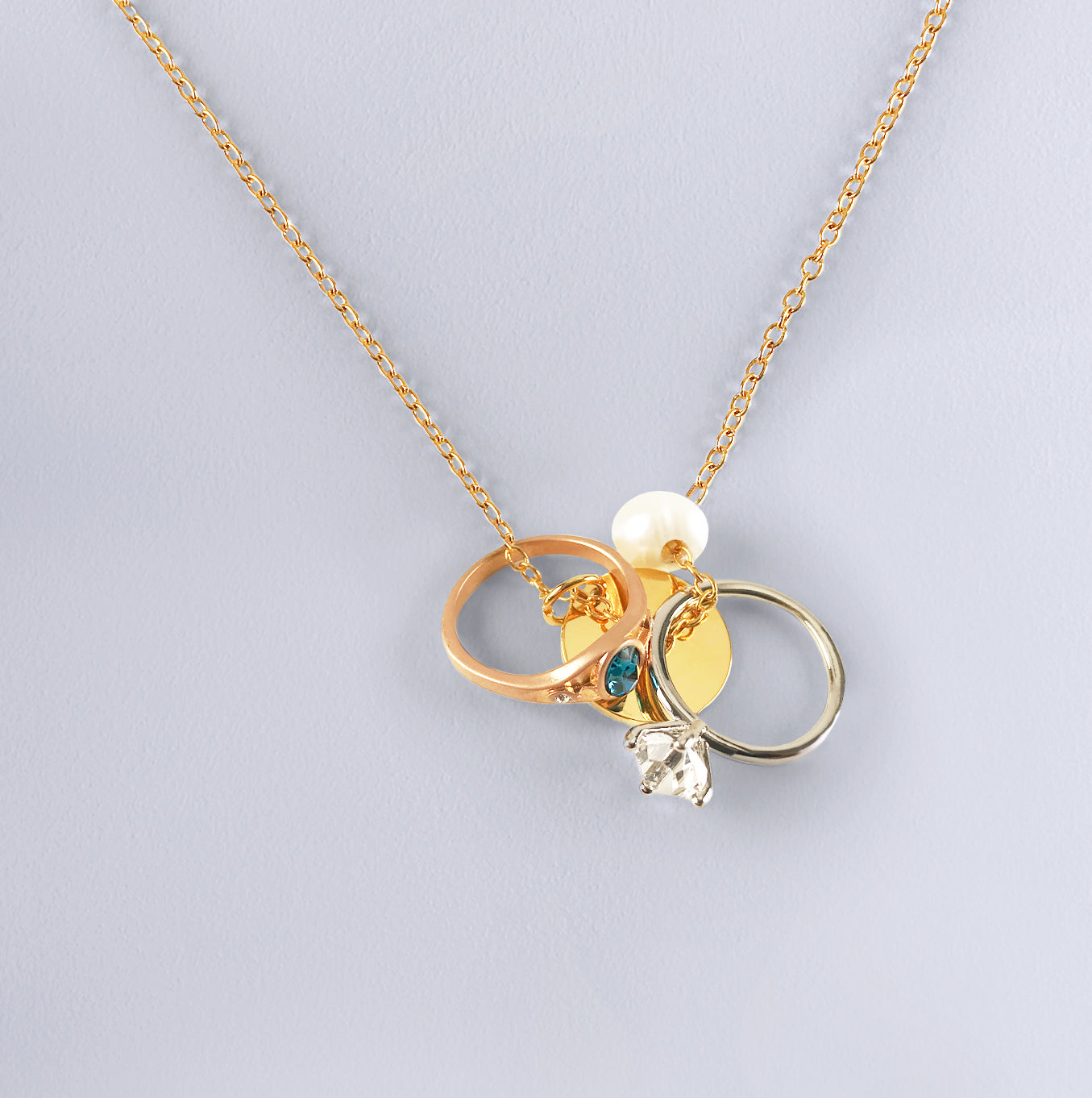 PEARL & RINGS CHAIN