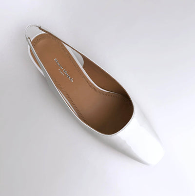 PATENT SLING BACK