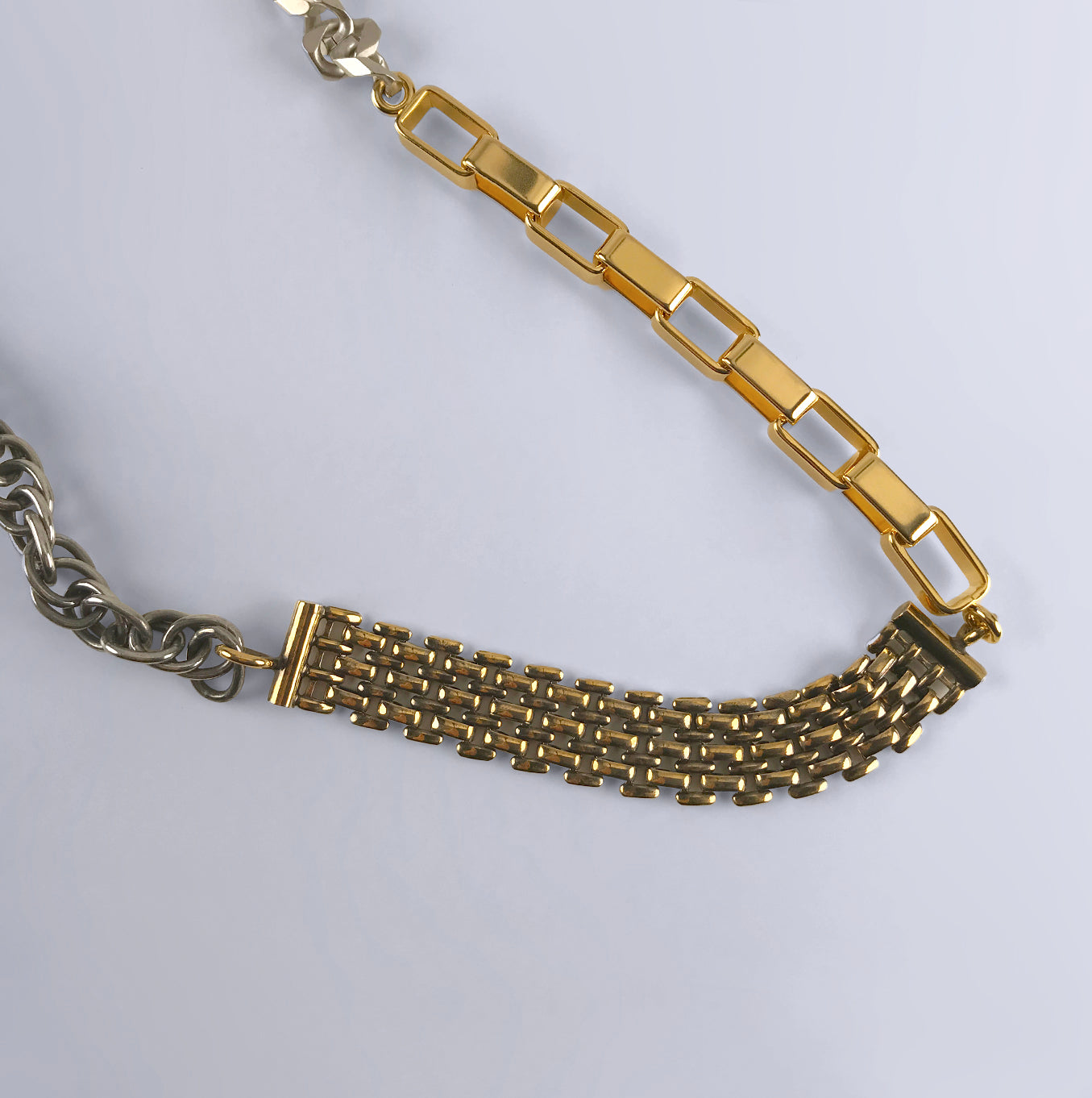 MM6 MIXED CHAIN NECKLACE