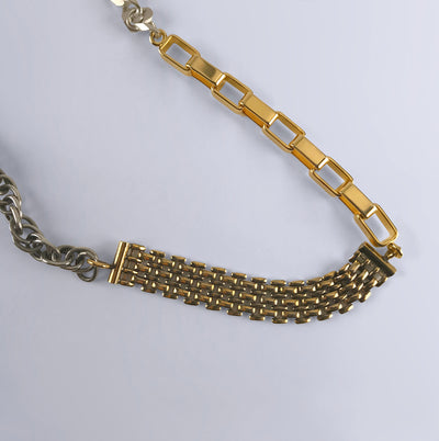 MM6 MIXED CHAIN NECKLACE