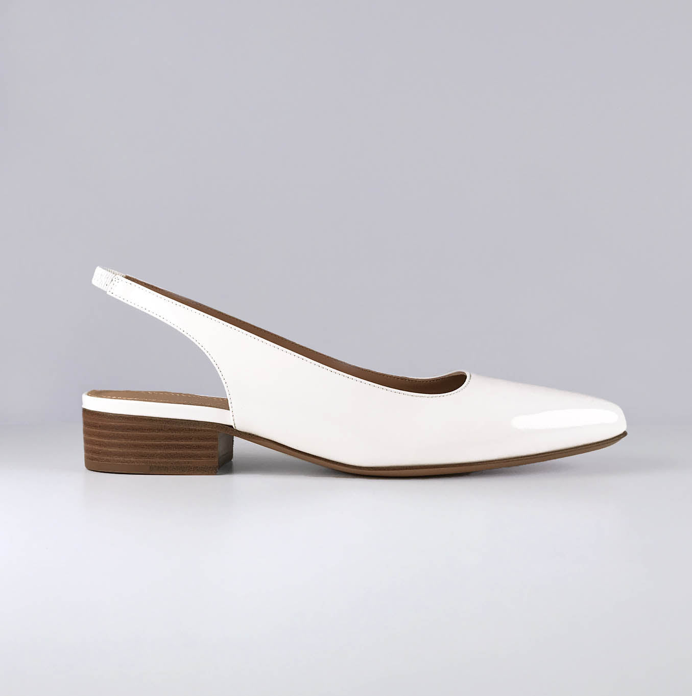 PATENT SLING BACK